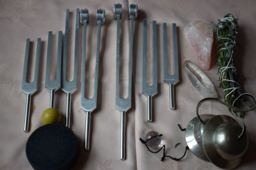forks used for resetting your biofield