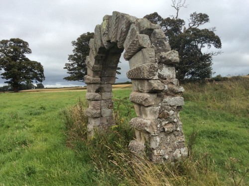 Early Norman arch on Earthwise/Celtic Trails tour