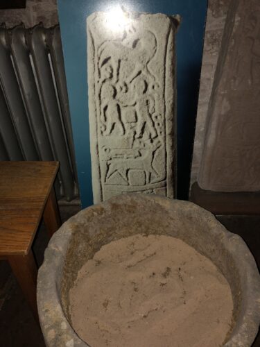 Viking stones in Cumbrian church