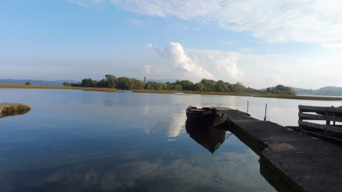 Holy Island boat Lough Derg