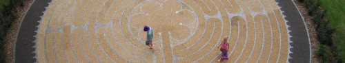 Jackie Queally of Earthwise discusses the purpose of waking a labyrinth