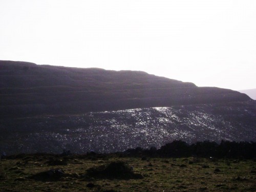 Earthwise moment with glistening rocks of the Burren